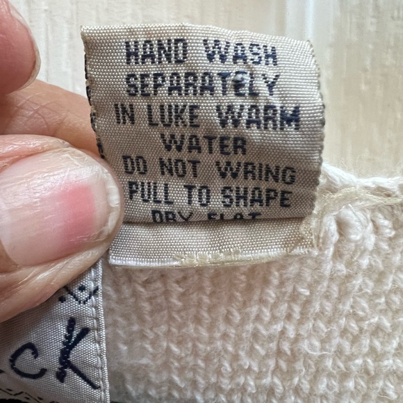 Flashback Handcrafted Cotton Cropped Cardigan | Cottagecore Chunky Knit | S/M - Picture 5 of 6